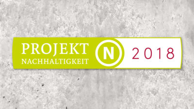 Auszeichnung Projekt Nachhaltigkeit 2018